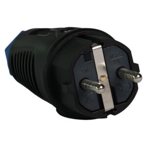 Eurokontakt® contact plug solid rubber 2p. + earth 16A