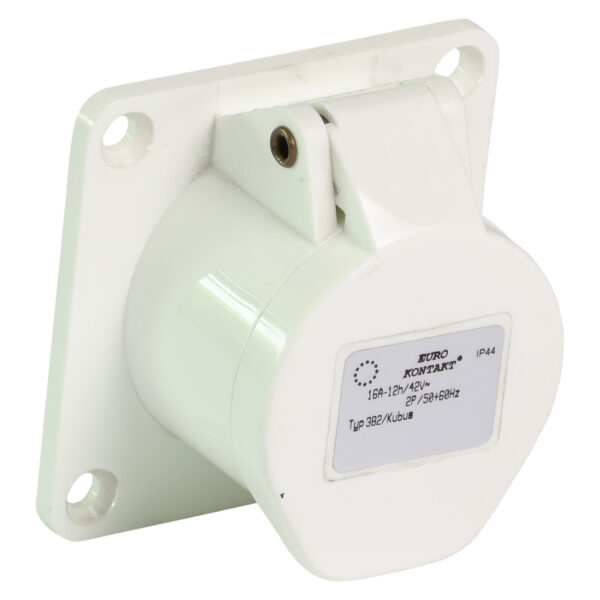 Eurokontakt® Flush-mounted socket 2p. 16A 42V R IP44 - Bos Elektro ...