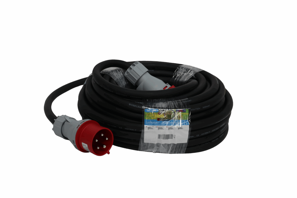 Extension cable 25 meters 5x6 qmm (B2B) - Bos Elektro Hilversum