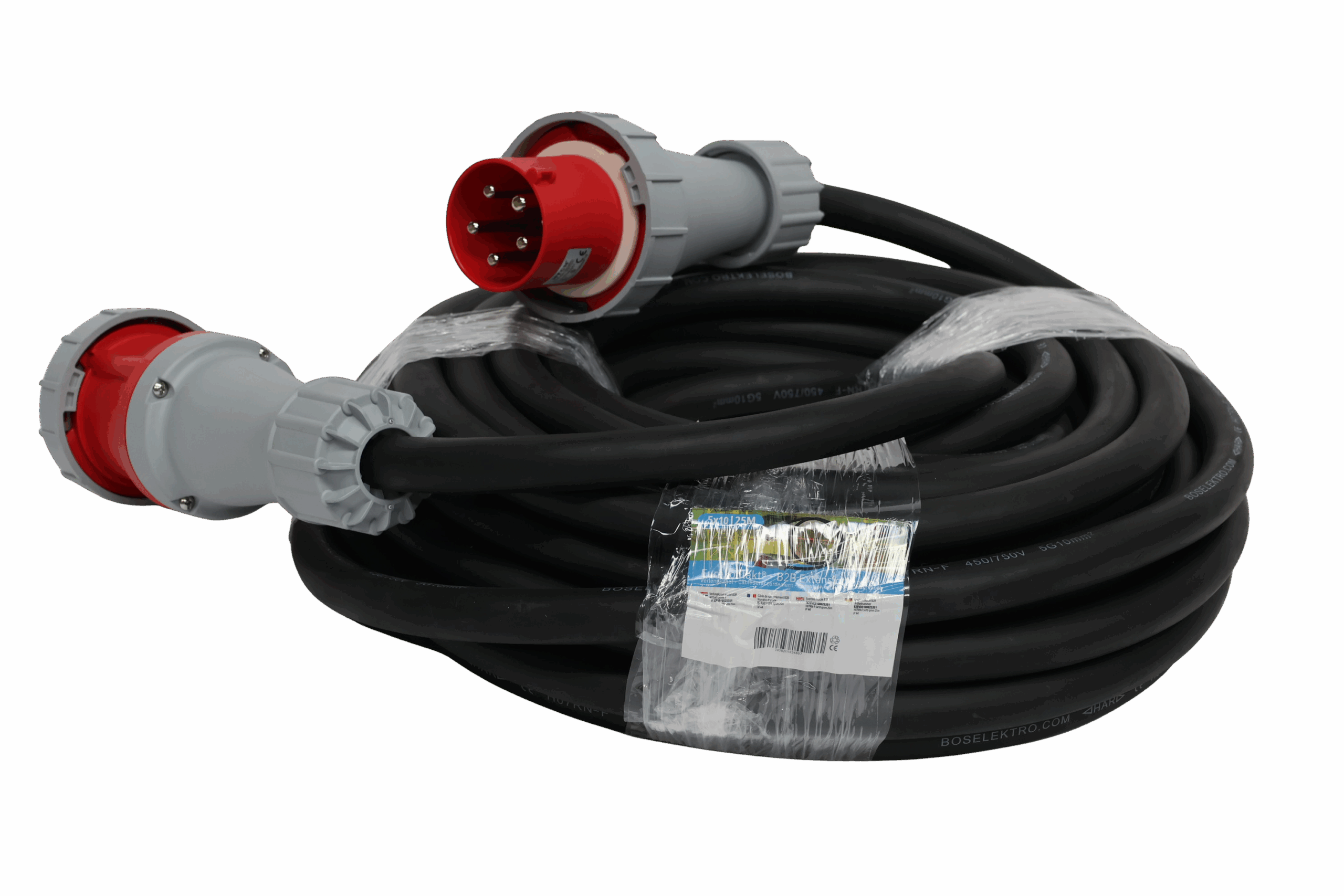 Verlengkabel 25 meter 5x10 qmm (B2B)