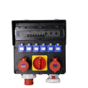 Volrubber wandverdeelkast 63A (2x32A 6x230V) B2B