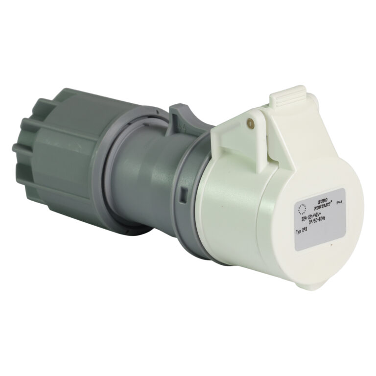 Eurokontakt® Koppelcontactstop 3p. 32A 42V klokstand 12h IP44