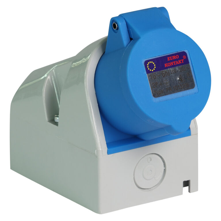 Eurokontakt® Wandcontactdoos 3p. 16A IP44