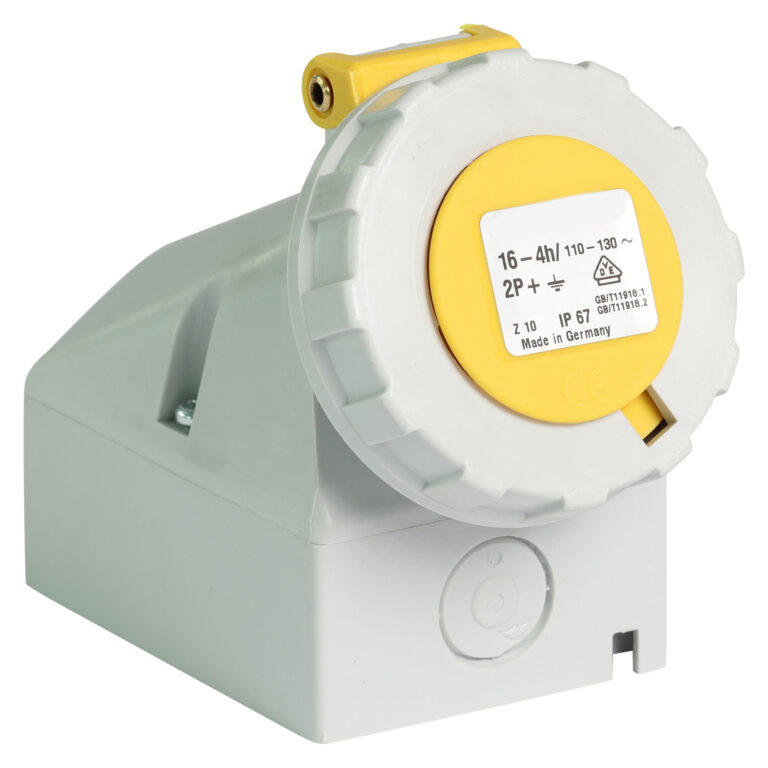Eurokontakt® Wandcontactdoos 3p. 16A 110V IP67