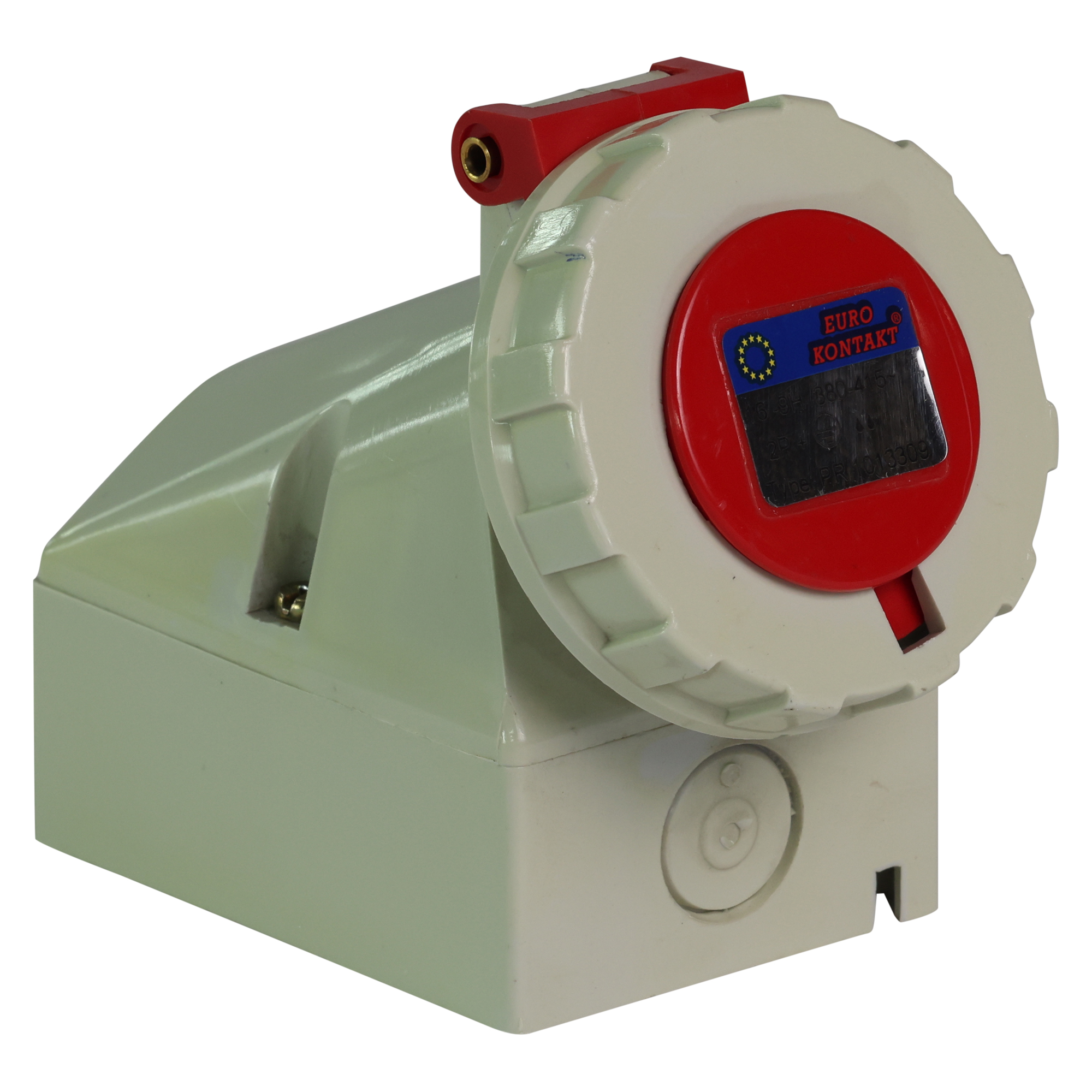 Eurokontakt® Wandcontactdoos 3p. 16A klokstand 9h IP44