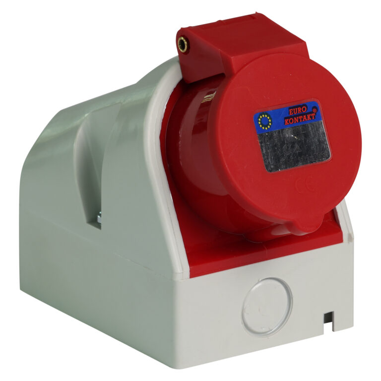 Eurokontakt® Wandcontactdoos 4p. 16A IP44
