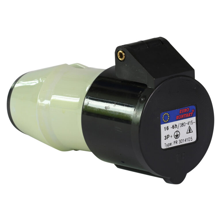 Eurokontakt® Koppelcontactstop 4p. 16A klokstand 5h IP44
