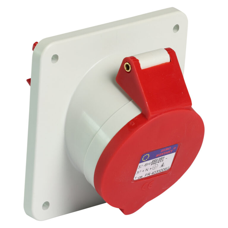 Eurokontakt® Inbouwcontactdoos 5p. 32A IP44