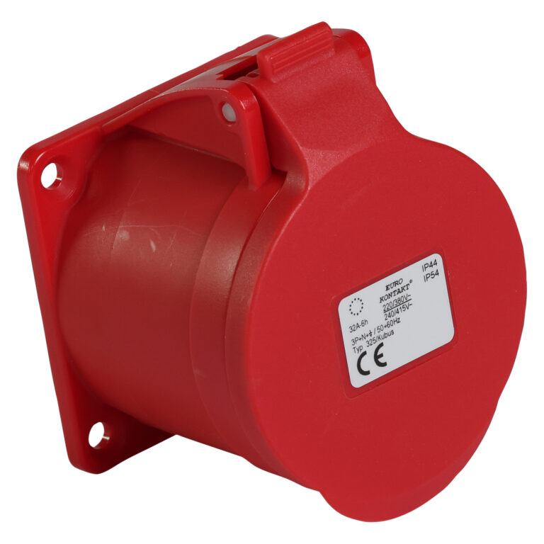 Eurokontakt® Inbouwcontactdoos 5p. 32A IP44 - t.b.v. Kubus