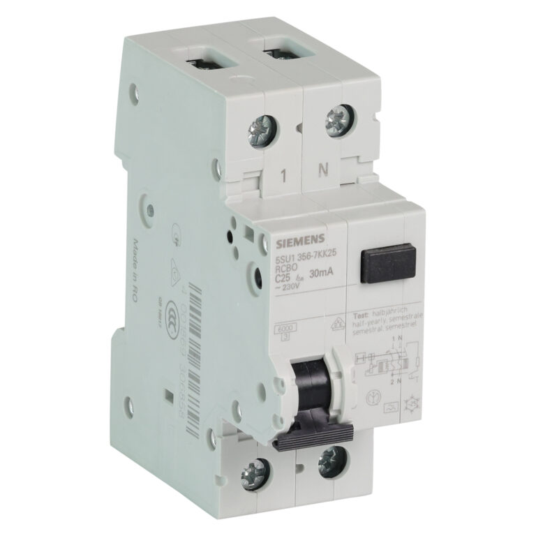 Siemens Automaat/aardlekschakelaar 2p. 25A 0,03A - C-karakteristiek