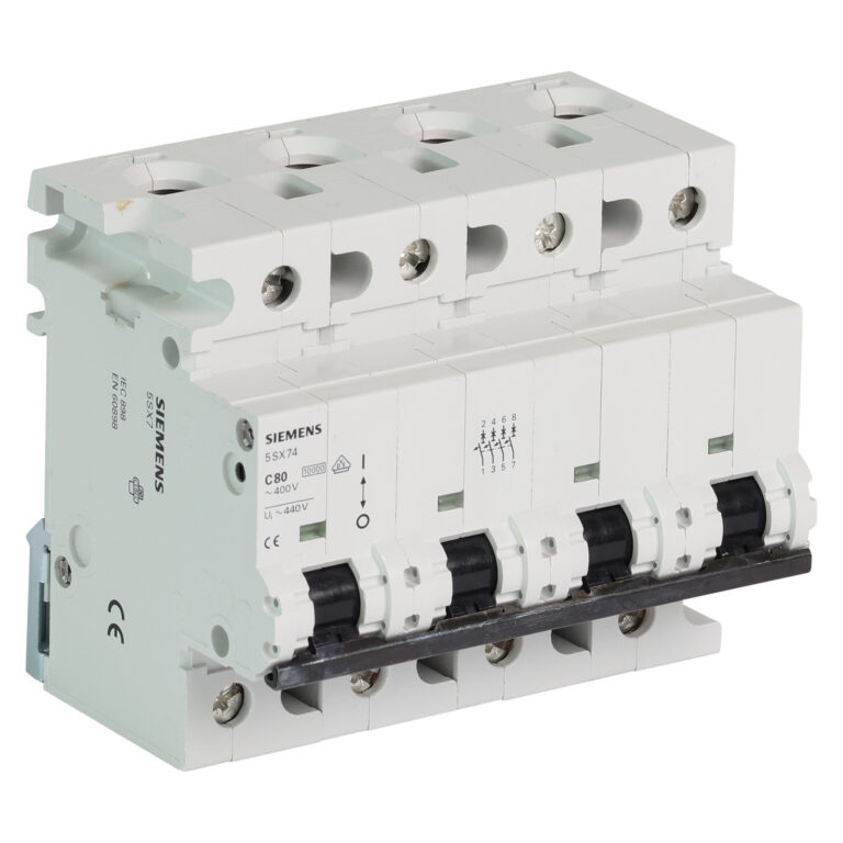 Siemens automaat 4p. (3p.+N) 80A 10kA