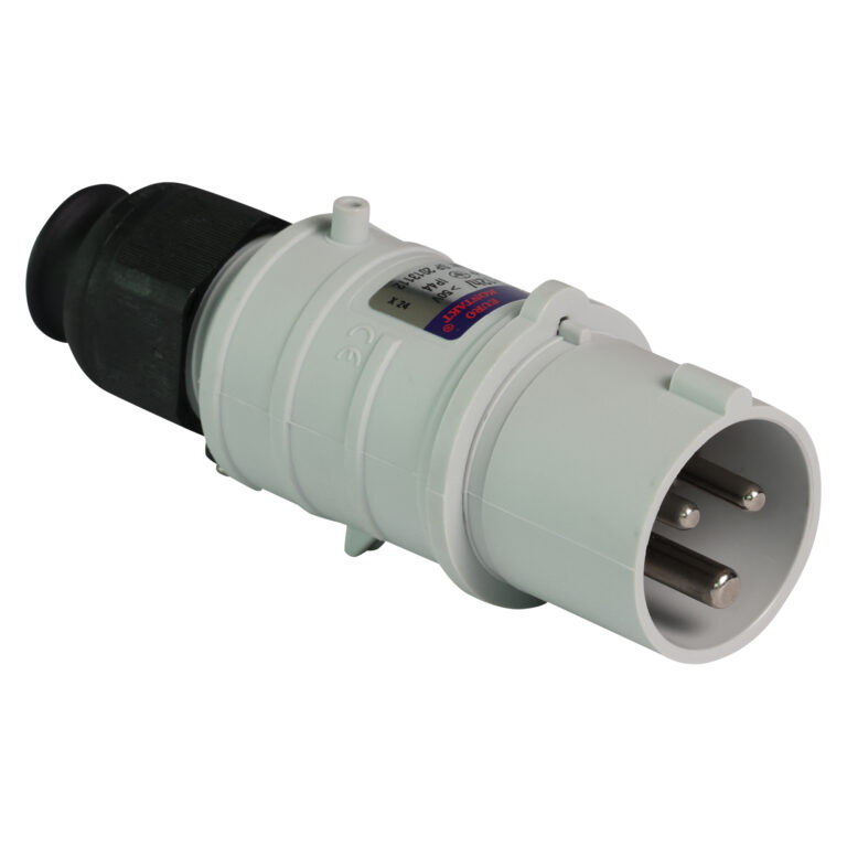 Eurokontakt® Contactstop 3p. 16A klokstand 12h IP44