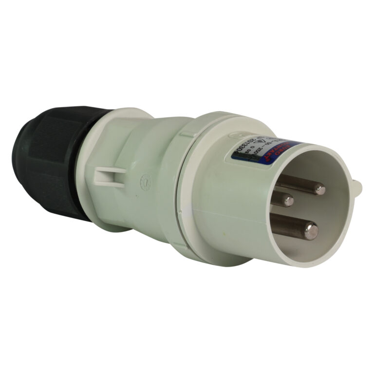 Eurokontakt® Contactstop 3p. 16A 110V klokstand 3h IP67 - DC