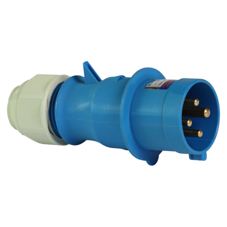 Eurokontakt® Contactstop 4p. 32A klokstand 9h IP44